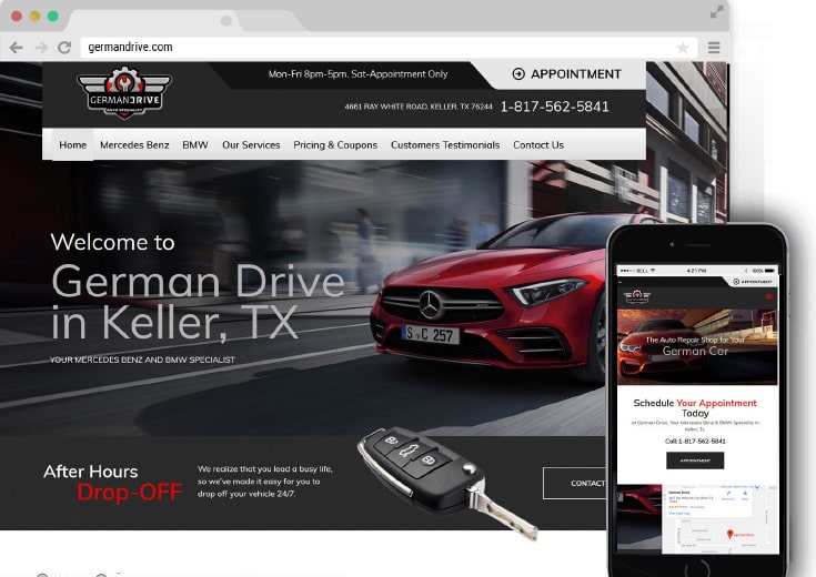 Website Example: German Drive